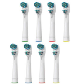 KongKay Brossettes de Rechange, 8 Têtes Compatibles Avec les Oralb double clean Brosses à Dents Électriques, Têtes doubles pour 