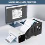 MumdoYAL Porte-étiquette Thermiques, Support Etiquettes pour Bureau, Accessoires pour Imprimante Thermiques,Distributeur Etiquet