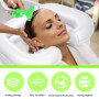 TYBYBB Bac a Shampoing Domicile Gonflable, Bac Coiffure Domicile, Lavabo Gonflable Portable pour Chevet avec Pommeau de Douche e