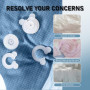 RYHHH 8Pcs Pinces à Couette Clips, Clip de Housse de Couette de Sécurité sans Aiguille, Clips de Housse de Couette Antidérapants