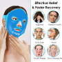 Masque rafraîchissant pour le visage,Masque Froid Visage en Gel,Masque Rafraîchissant, Compresse Chaude Et Froide Pour le Visage