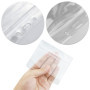 10 Pcs Porte Carte Transparent, Badge Transparent Plastique, Imperméable à l'eau des Porte-Badges, Étui pour Cartes d'identité, 