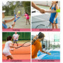 OHYER 6 PCS Amortisseurs Tennis en Silicone Amortisseur de Raquette de Tennis Anti Vibration Tennis Amortisseur Tennis Vibration