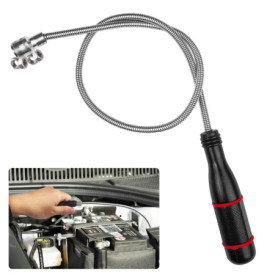 Lectorias 60CM Aimant Mecanique Flexible, Aimant pour Magnétique Puissant, Outil de Ramassage Aimanté, Tige Récupérateur Aimanté