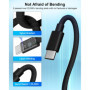 Câble USB C vers USB C 3M/Lot de 2, 60W Cable Chargeur USBC Charge Rapide pour iPhone 16/15/15 Pro Max/15 Plus, Macbook, iPad, S