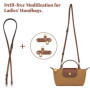 IBOPUXIU Bandouliere pour Sac Longchamp, Sangle Sac Bandouliere Réglable 0.9cm pour Sac à Main Femme, Sangle sans Perforation, I
