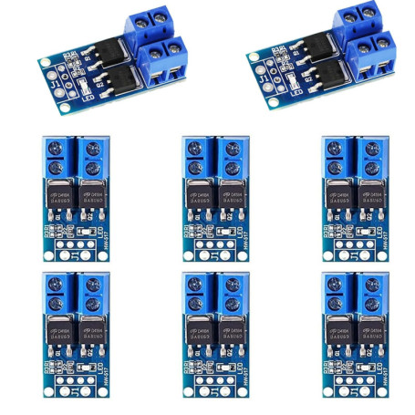 Lot de 8 modules de commande à déclenchement FET DC 5 V-36 V 400 W FET Dual Mosfet Module pilote double haute performance Module