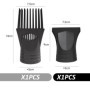 Lot de 2 buses de sèche-cheveux, diffuseur universel pour sèche-cheveux, diffuseur de cheveux, peigne de sèche-cheveux, peigne p