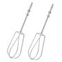 Lot de 2 battes à œufs de rechange, accessoires de batte à œufs électrique, batte à œufs en acier inoxydable, fouet de rechange,