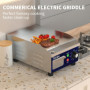 TAIMIKO Plancha Électrique Professionnelle Plaque de barbecue en Acier Inoxydable Plaque de Gril en Fonte lisse 50-300 ℃