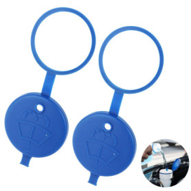 UKOFEW Bouchon de Réservoir de Liquide de Pare-brise,2 Pièces Bouchon Bocal Réservoir Lave Glace,Rempli de Liquide Bouchon de Tu