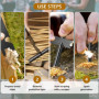 UKOFEW Pierre A Feu Kit, Silex de Survie, Pierre à Feu de Survie, Simple et Efficace, pour 20000+ Allumages, pour Camping, Rando