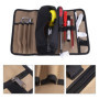 DEWIN Trousse Outils,Rolling Tool Bag Sacoche a Outil Enroulable Durable Imperméable Électricien de Toile Rouler Sacs Trousse Sa