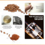 Moulin à Café Électrique, Moulin à Épices, Moulin à Café Électrique Avec Lame En Acier Inoxydable 304, Adapté Aux Grains De Café
