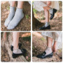 YSJCHEBS 6 Paires De Chaussettes Courtes Agaric, Chaussettes À Volants, Chaussettes À Volants Noires Pour Femmes, Chaussettes De