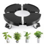 Porte Plante a roulettes, Réglable Ø 35-48cm, Capacité De 150 KG Supports de Pots de Fleurs à roulettes pour Support de Pot de F