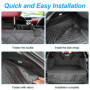 Traxenta Protection Coffre pour Chien, Installation Rapide, Tapis Facile à Nettoyer, Housse de Protection pour Voiture Compatibl