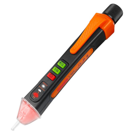 Gvolatee Stylo Testeur de Tension, Testeur Électrique avec Lumière, Detecteur de Tension avec Buzzer Sonore et Lumineux, Détecte