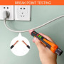 Gvolatee Stylo Testeur de Tension, Testeur Électrique avec Lumière, Detecteur de Tension avec Buzzer Sonore et Lumineux, Détecte