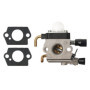 OxoxO Carburateur avec Joint Compatible avec Stihl HS45 4228 120 0608 C1Q-S169 Taille-haie