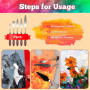 MumdoYAL 11 pièces Couteau Peinture,Spatule Peinture,5 Couteaux de Palette, 6 Couteaux à Racler pour Acrylique