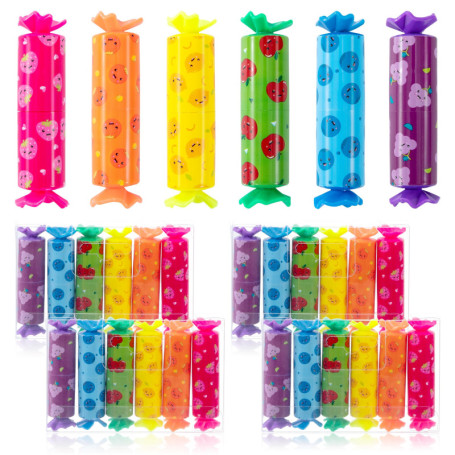 Mini Surligneurs Bonbons Forme 30 Pièces, Stylos Fluorescents Marqueurs Kawaii, Couleurs Vives Textliner pour Carte D'anniversai