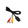WICAREYO Câble AV avec adaptateur 3RCA vers péritel pour N64 NGC SNES 6 pieds/1,8 m Câble audio vidéo composite avec adaptateur 