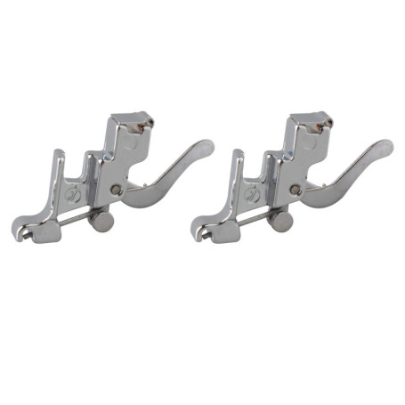 Jopto Lot de 2 Adaptateurs Encliquetables et Durables pour Pied Presseur de Machines à Coudre à Tige Basse de Marque Brother, Si