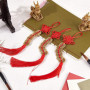 MaoNativey 5 pièces de Feng Shui pièces Chinoises de la Chance pièces de Feng Shui Nœud Chinois et Monnaie Porte-Bonheur en Form