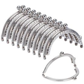 Arc en Métal Cadre Baiser Fermoir Serrure Semi-Circulaire Sac À Main Sac Cadre Fermoir Serrure Fermoirs Craft Cadre pour DIY Por