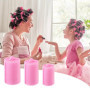 24 Pcs Bigoudis Cheveux Mousse,bigoudis en mousse auto-agrippants，Bigoudis de Coiffure Rouleau Cheveux Bigoudis，pour salon de co
