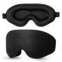 Blendura Masque de Nuit, 3D Cache Yeux pour Dormir Bloquer la Lumière Masque Sommeil 20mm Contour Profond Doux et Confortables M