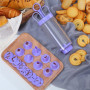 Vastsea Pistolet Presse à Biscuits, Injecteur De Crème De Biscuit, Décoration Gâteau, Convient aux Outils de Fabrication de gâte