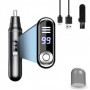 Tondeuse Nez, Tondeuse Nez Oreilles Homme, Tondeuse Nez Rechargeable Par USB Indolore, Rasoir Nez Homme du Visage, Coupe Poils N