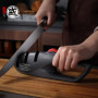 MITSUMOTO SAKARI Aiguiseur de couteaux Japonais Réglable à 5 Angles, Aiguiseur de Couteaux de Cuisine en 3 étapes pour Ciseaux e