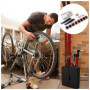 BOBOZHONG Kit de réparation de vélo, kit de réparation de pneus de vélo, Rustine Vélo,Patchs de Pneus Râpe Leviers de Pneu,Répar