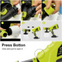Pistolet à Peinture, DEWINNER Pulvérisation de 550W, Débit réglable à Réservoir de 1000ML Détachable, électrique 3 nozzles Débit