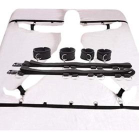 Fluoro B-D-S-M Ensemble de Jeu de Bijoux de Reliure d'oreiller de lit de Cheville de Manchette Šêx àdulte šm Šexy femmê Coquine 