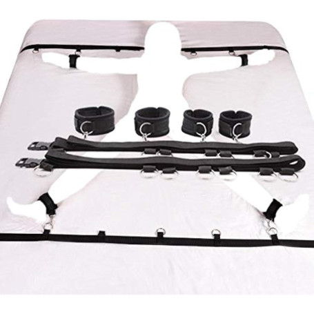 Fluoro B-D-S-M Ensemble de Jeu de Bijoux de Reliure d'oreiller de lit de Cheville de Manchette Šêx àdulte šm Šexy femmê Coquine 