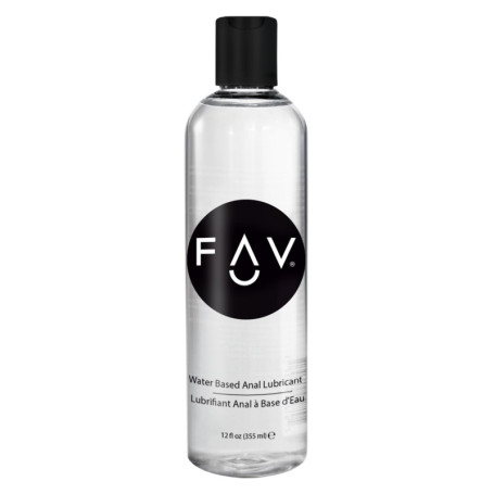 FAV Lubrifiant anal à base d'eau, lubrifiant personnel glissant et riche pour porte arrière pour hommes, femmes et couples, adap