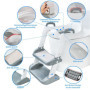 UCAMP Reducteur Toilette Enfant,Réducteur WC avec Marches,Rehausseur Toilette Enfant avec PU-Coussin,Siège de Toilette Enfant Ré