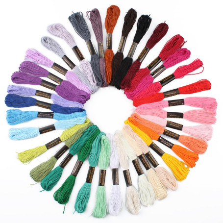 36 Couleurs Fils Bracelet Brésilien kit,Fil Broderie,Fil Coton,Laine Bracelet Bresilien,Fil Canevas,Fournitures de Loisirs Créat