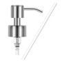 1 Piece Pompe Savon, Tête de Pompe avec Tuyau, Embout de Rechange en INOX pour Distributeur Savon Liquide Standard 28/400, à Fin