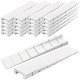 20 Pièces Cales,Cale,Cale Plastique,Cales en Plastique,Cale Plastique de Reglage,Cale Meuble,pour Décoration de la Maison,Meuble