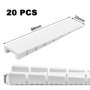 20 Pièces Cales,Cale,Cale Plastique,Cales en Plastique,Cale Plastique de Reglage,Cale Meuble,pour Décoration de la Maison,Meuble