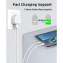 Câble iPhone 1M Lot de 2 Cable iphone charge rapide Certifié MFi Chargeur iphone Lightning vers USB Original Ultra Résistant Cab