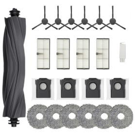 HIYOUNG Accessoires pour Dreame L10s Ultra Gen 2/L10s Pro Ultra Heat/X30 Ultra/Mova E30 Ultra,1 brosse principale,6 brosses laté