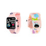 HOAQPPOY Stitch Montre LED Digitale, Montre Enfant Filles Garçon, Cadeau Femme 5 6 7 8 9 10 11 Ans,Jouet Enfant 5 6 7 8 9 10 11a