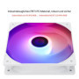 Thermalright TL-C12CW-S X5 Ventilateur de processeur Blanc 1550 tr/min Vitesse de rotation 120 mm Ventilateur de contrôle PWM po