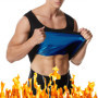 DUGEGAYL Debardeur Sudation Homme, Vêtements de Sudation, Gilet de Minceur Fitness T-Shirt Effet Sauna Sport Body Shaper, pour E